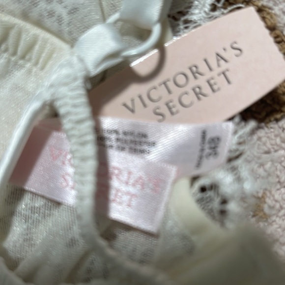 NWT Vintage Sz 34 B white sheer chemise with thong - Picture 5 of 6